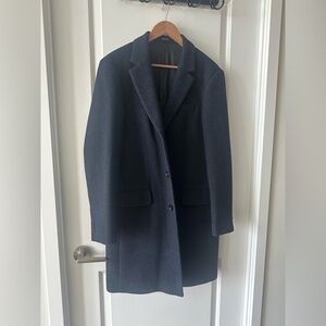 CLUB MONACO MODERN TWILL WOOL COAT (Mens)